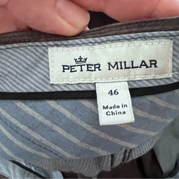 Peter Millar Modal and Cotton Blend Corduroys in Gray size 46 - Picture 8 of 13